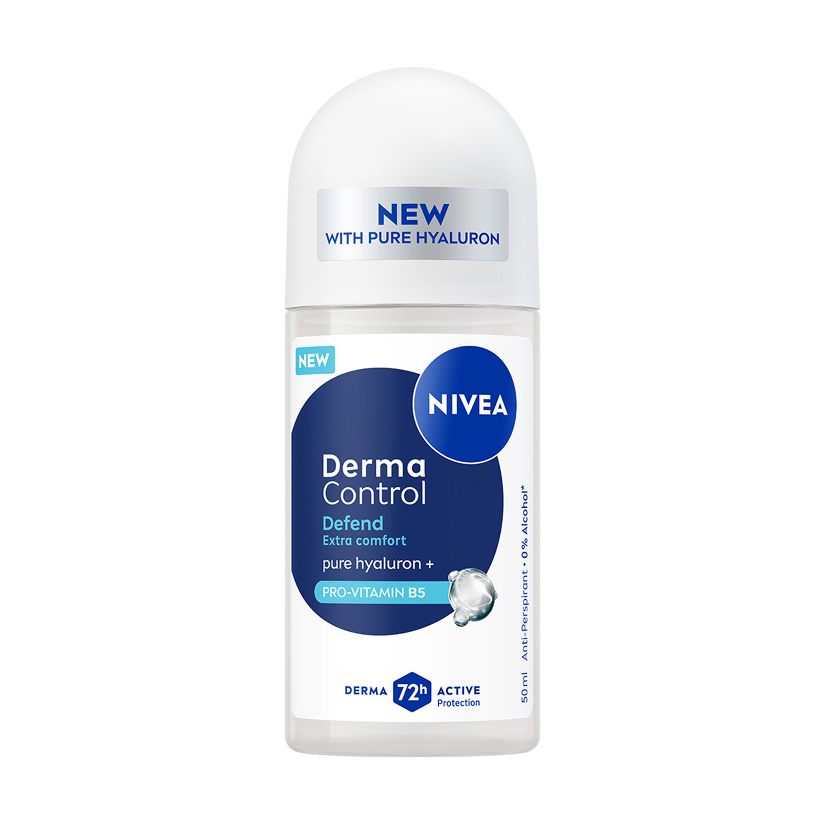 Антиперспірант NIVEA Дерма контроль. Захист та екстракомфорт, роликовий, 50 мл