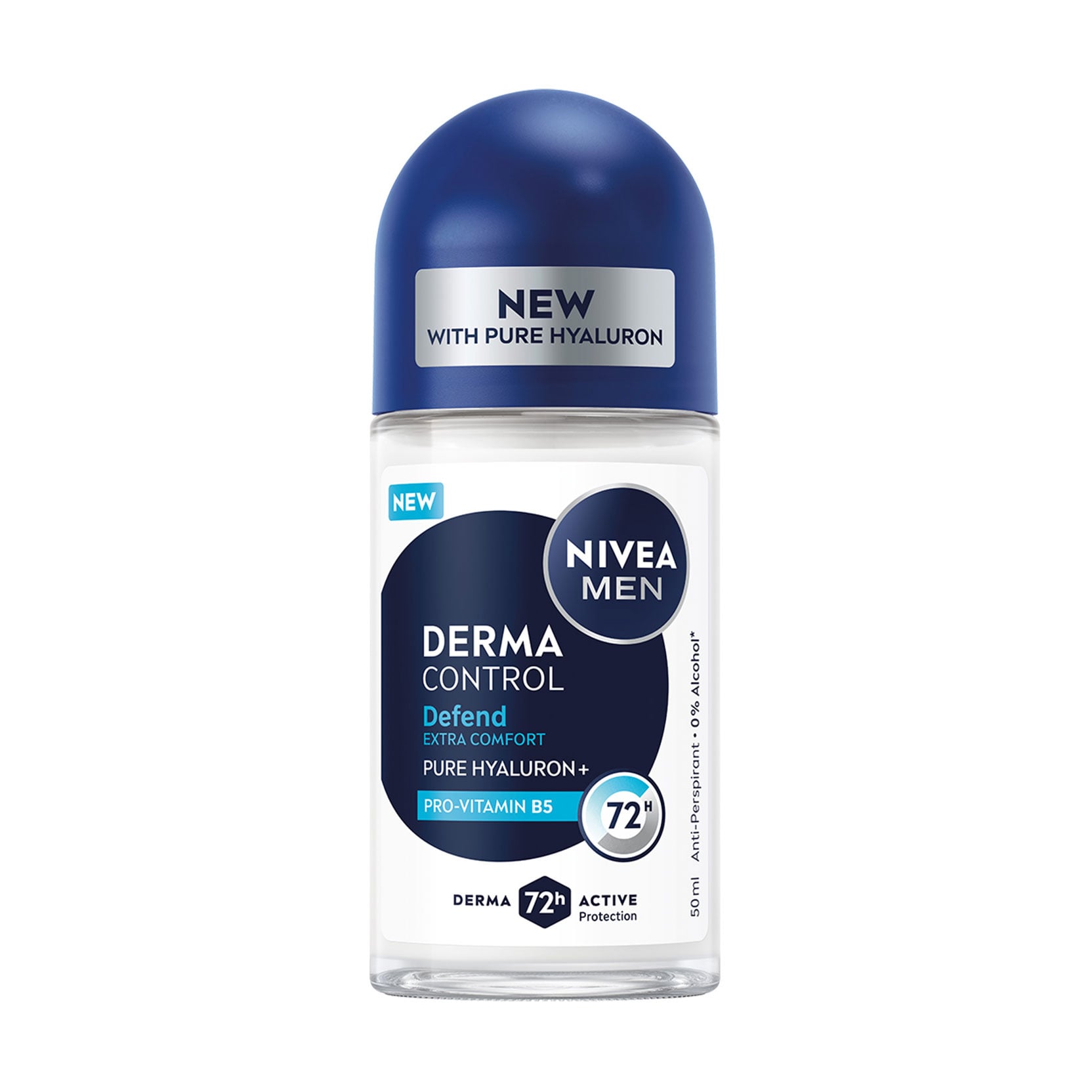 Антиперспірант NIVEA MEN Дерма контроль. Захист та екстракомфорт, роликовий, 50 мл